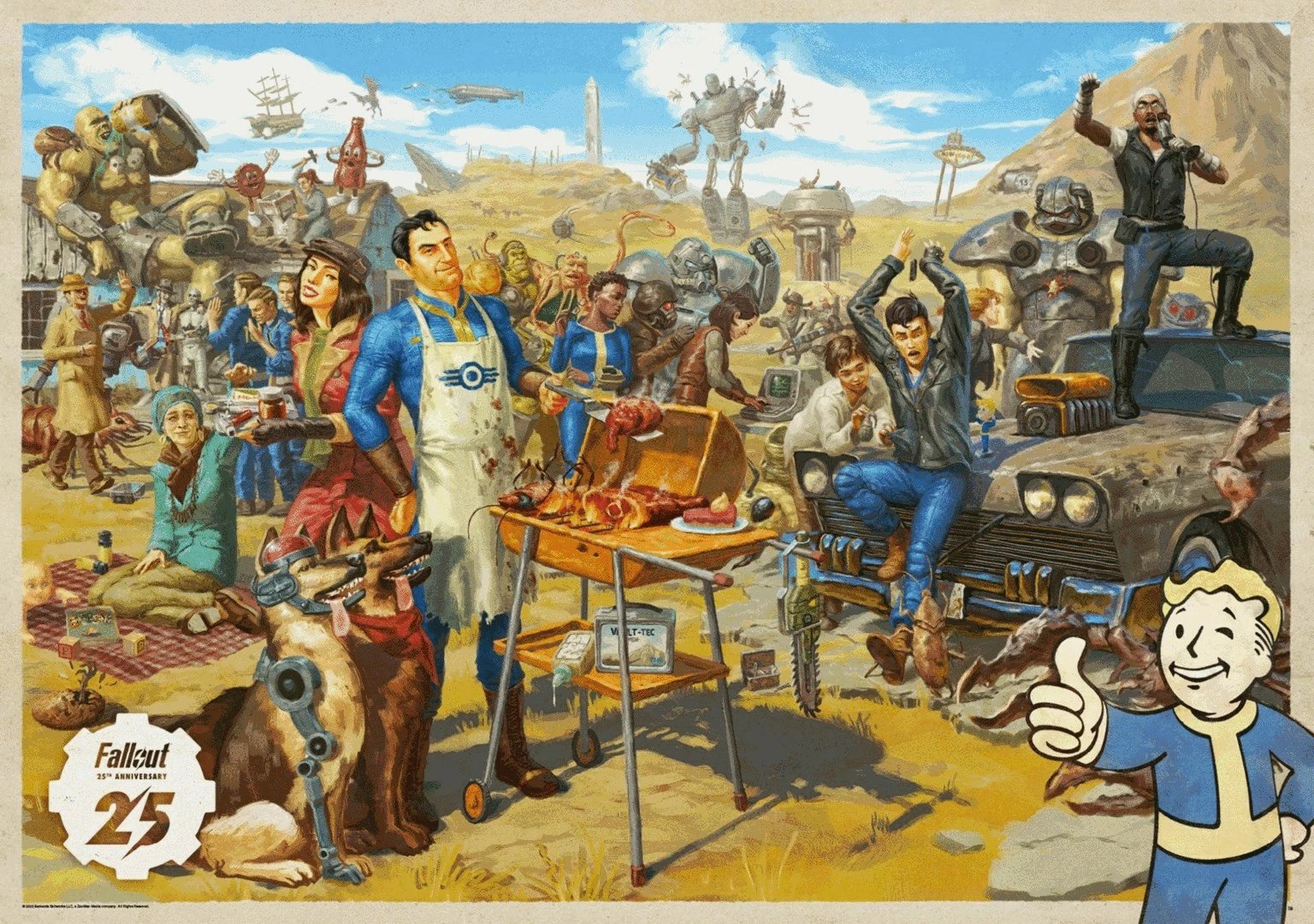 Puzzle Fallout 25 vjetori, Good Loot Gaming, 1000 pjesë