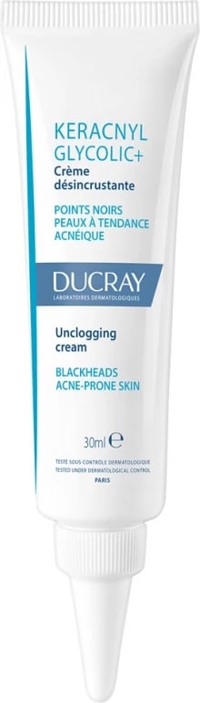Krem pastrues fytyre Ducray Keracnyl Glycolic+ unisex 30ml