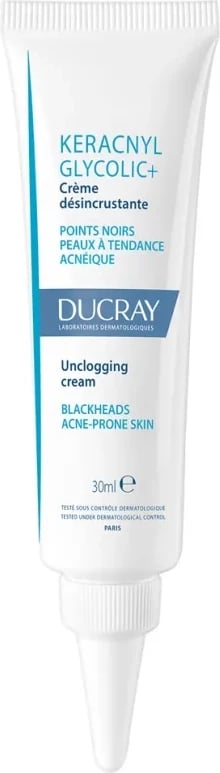 Krem pastrues fytyre Ducray Keracnyl Glycolic+ unisex 30ml