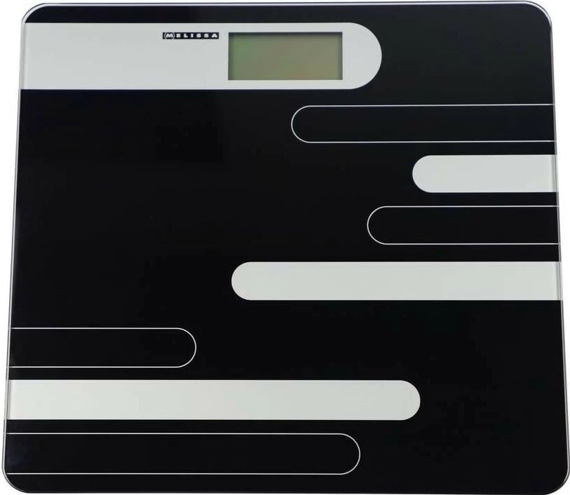 Libra elektronike Melissa 16690073, ekran LCD, xham, ngjyrë e zezë