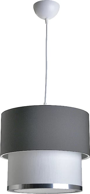 Dritë tavani PWL-0963, ngjyrë gri-bardhë, D30x55cm