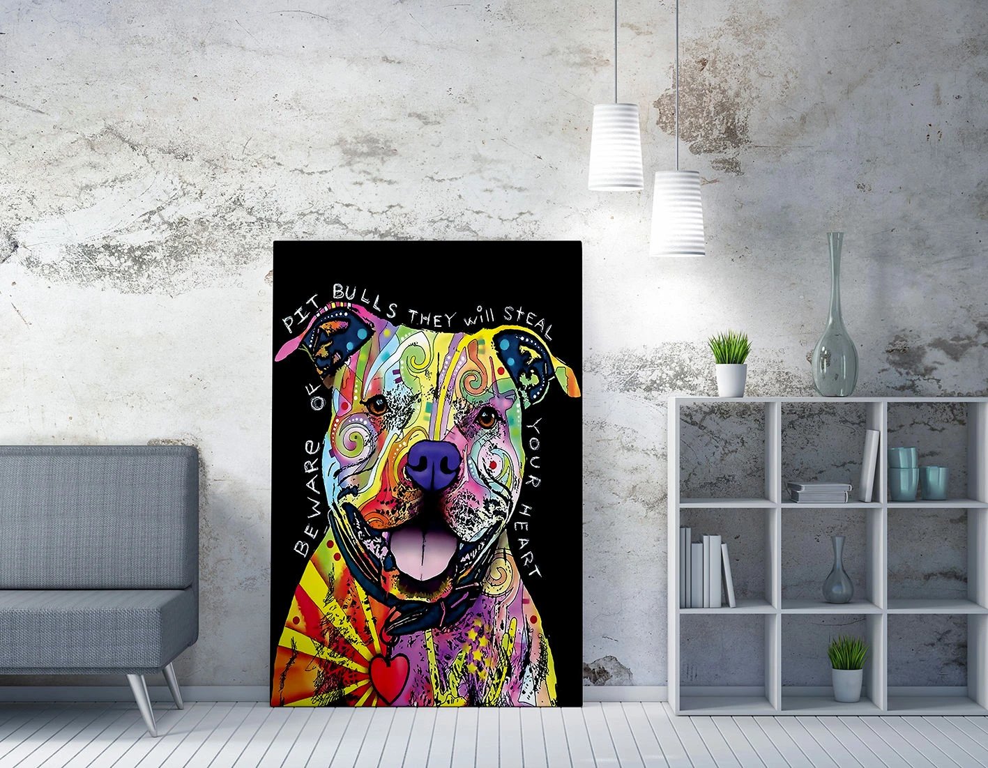 Pikturë dekorative në kanavacë Wallity, WY163, shumëngjyrëshe, 50x70cm