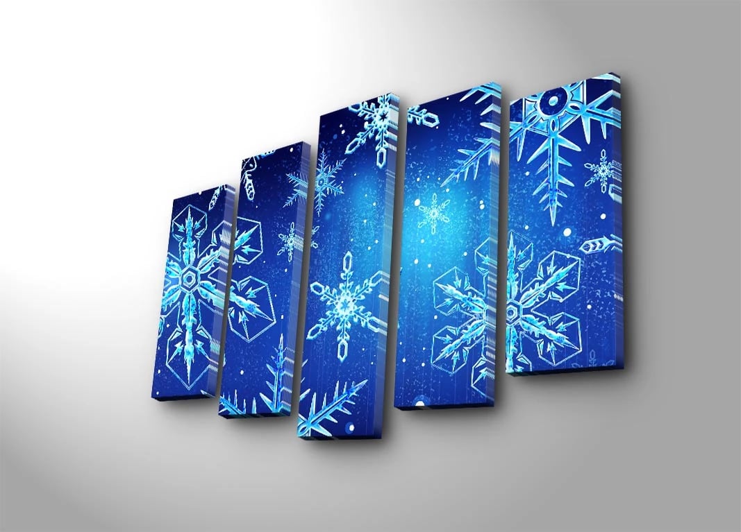 Pikturë dekorative në kanavacë (5 pjesë), Wallity, 5PATNOEL-9