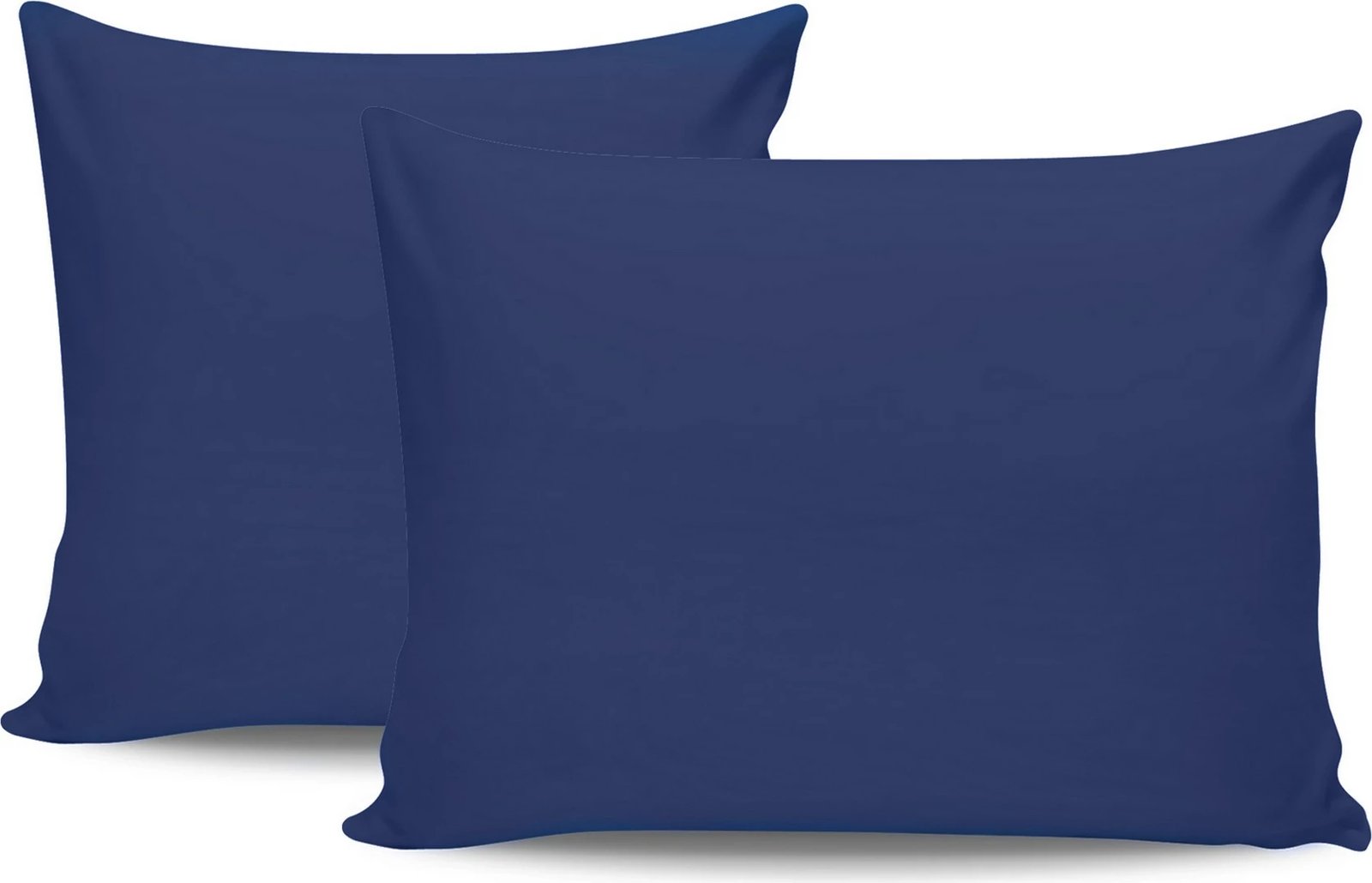 Set këllëfësh jastëku (2 copë), ngjyrë e kaltër e errët, L'Essentiel Linge de Maison, 50x70cm