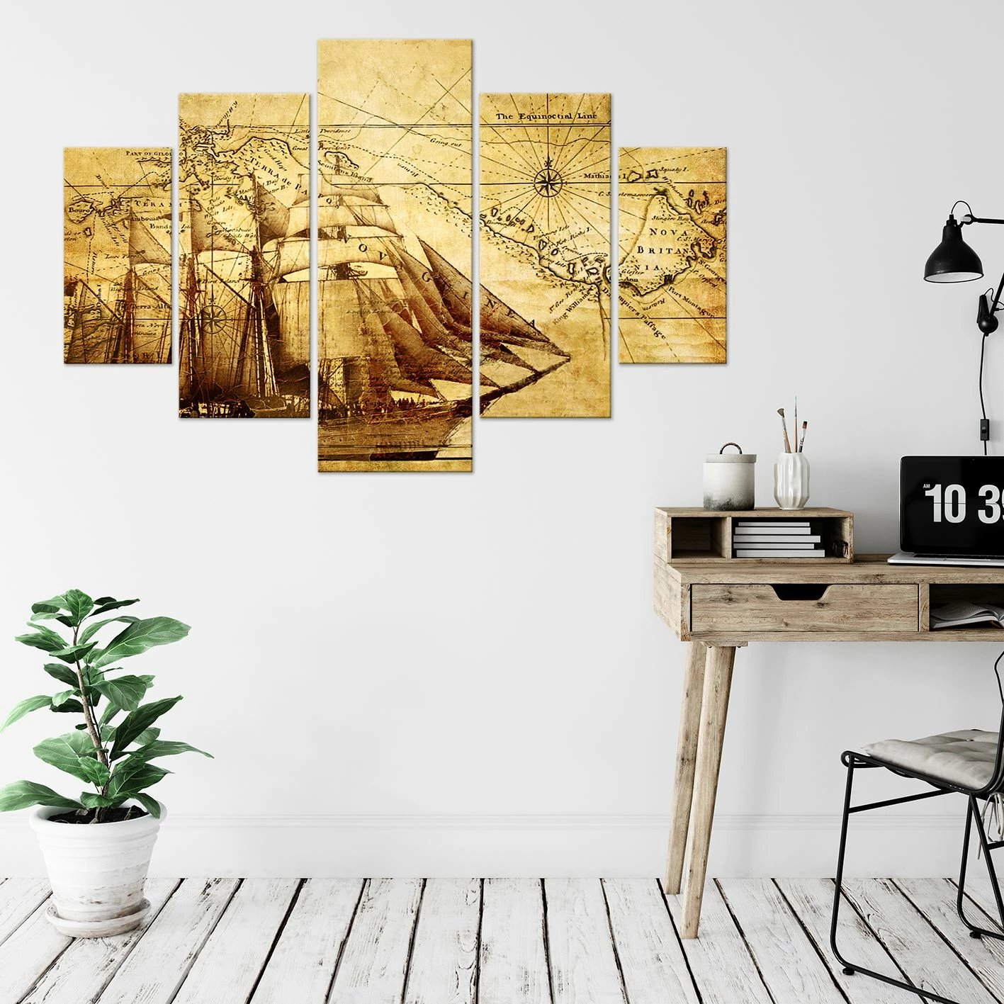 Pikturë dekorative MDF, 5 pjesë, Wallity, ST001