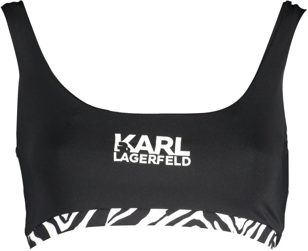 Bikine KARL LAGERFELD BEACHWEAR femra, e zezë