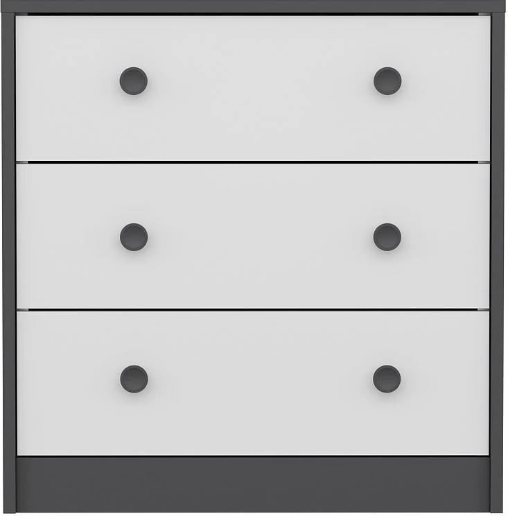 Konsolë Skye Decor, e bardhë, antracit