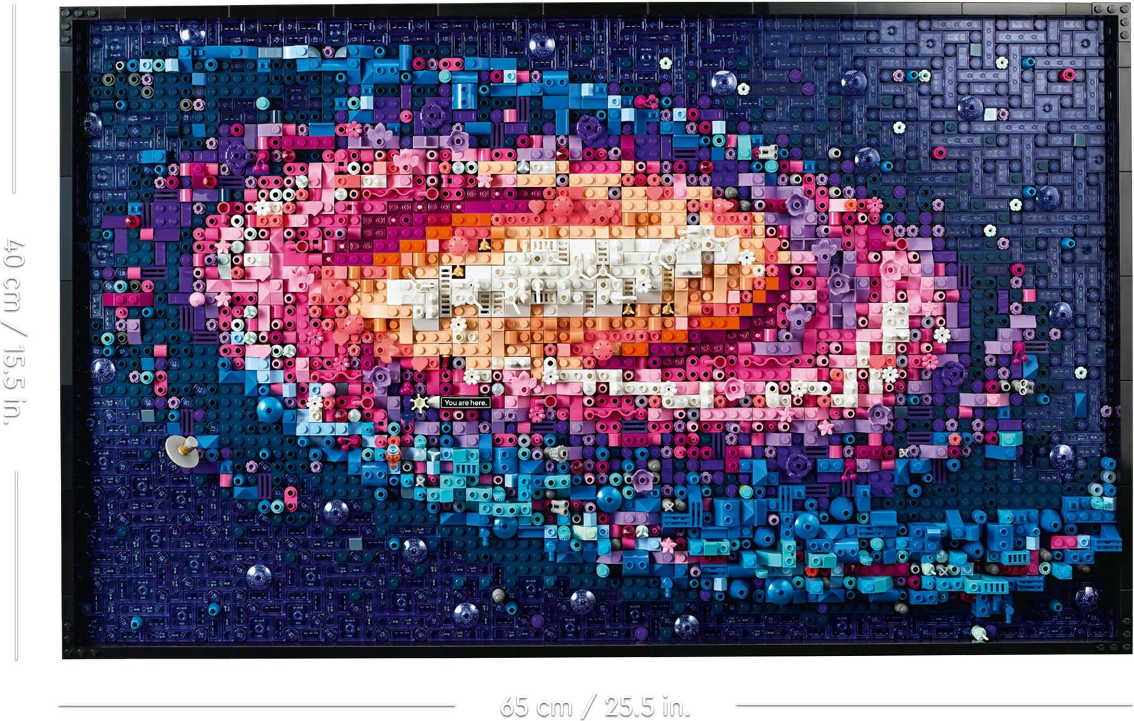 Set LEGO Galaxie Milky Way 31212, 3091 pjesë, mozaik dekorativ