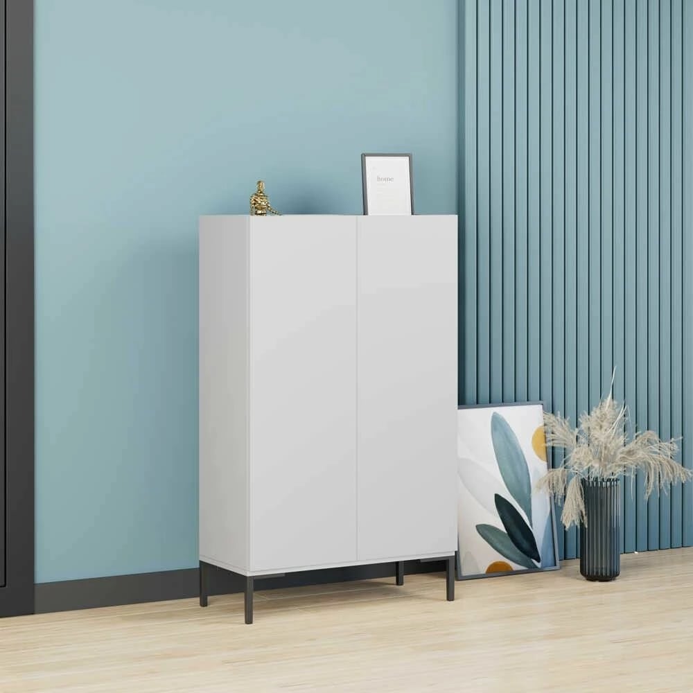 Dollap multifunksional Hanah Home, Shc-820-Dd-1, i bardhë