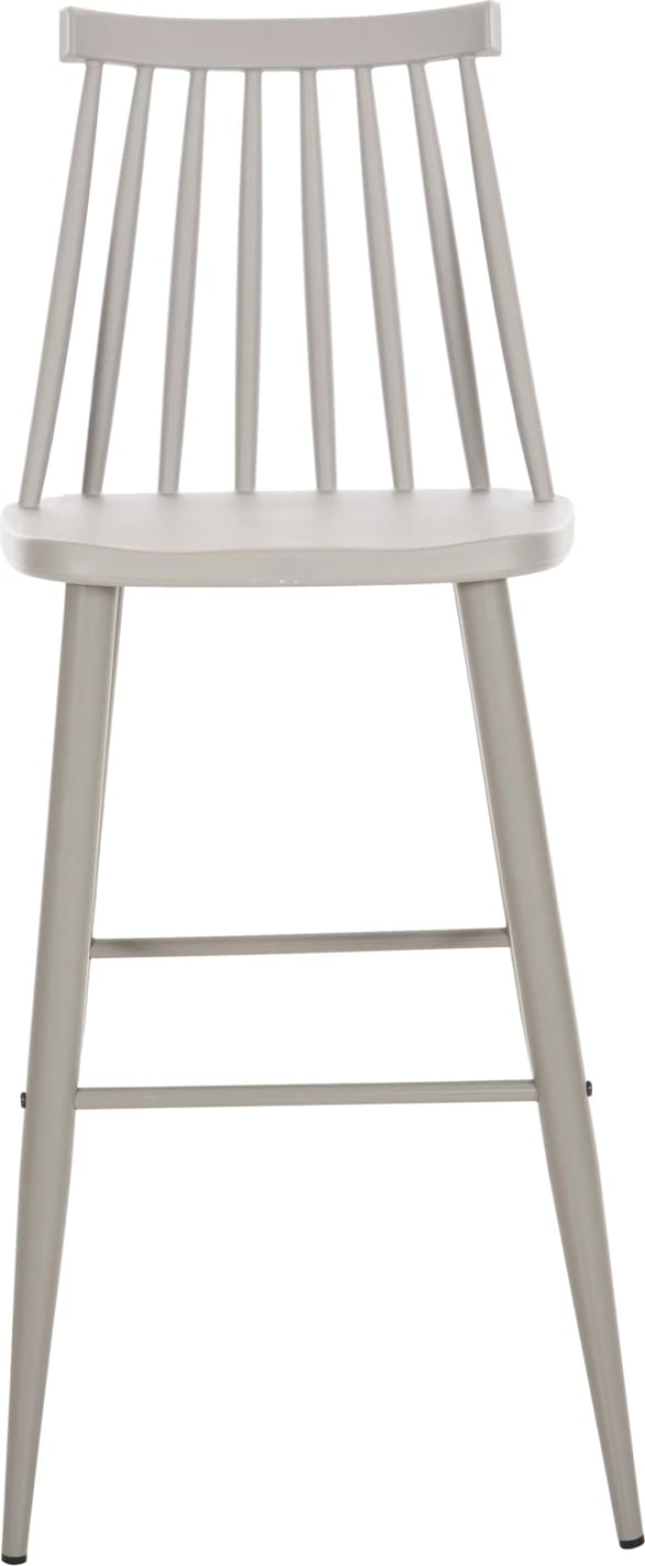 Karrige për bar, vend i lartë, VANESSA FH8459.20, gri PP & këmbë metalike gri, 47x48,5x107H cm., set prej 2 copë