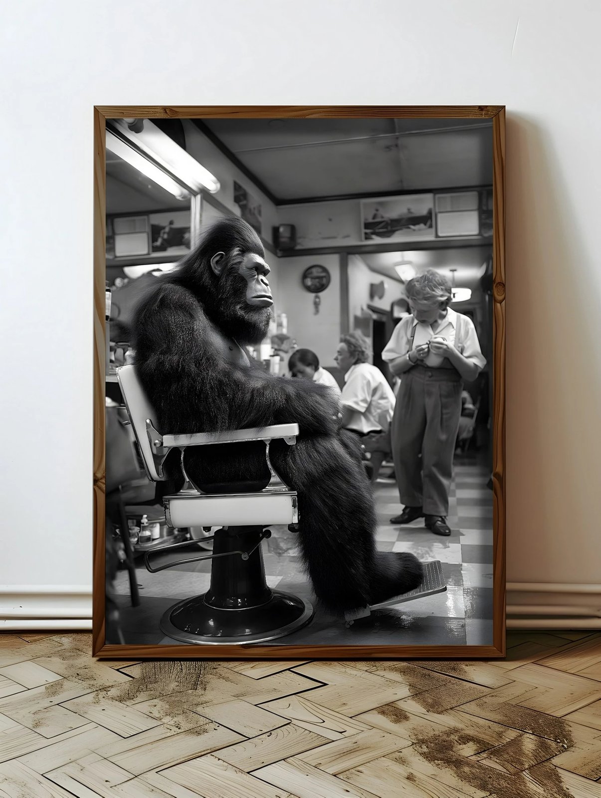 Pikturë dekorative me kornizë MDF, Wallity, HUM050, shumëngjyrëshe, 50x70x3.5cm