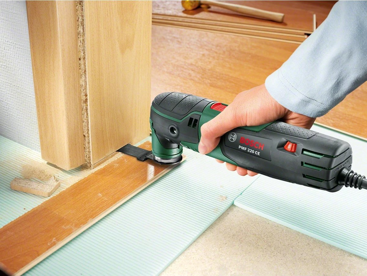 Mjet multifunksional Bosch PMF 220 CE Set, 20000 OPM, 1.1 kg, zi/gjelbër