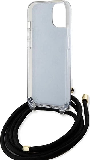 Mbështjellës Guess Crossbody Cord 4G Print për iPhone 15/14/13, i zi Mbështjellës Guess Crossbody Cord 4G Print për iPhone 15/14/13, i zi