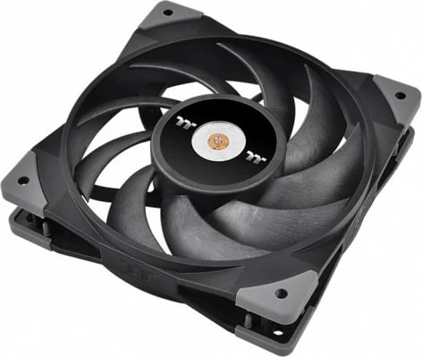 Ventilatorë për kasë Thermaltake Toughfan 12, 2 copë, 120 mm, i zi
