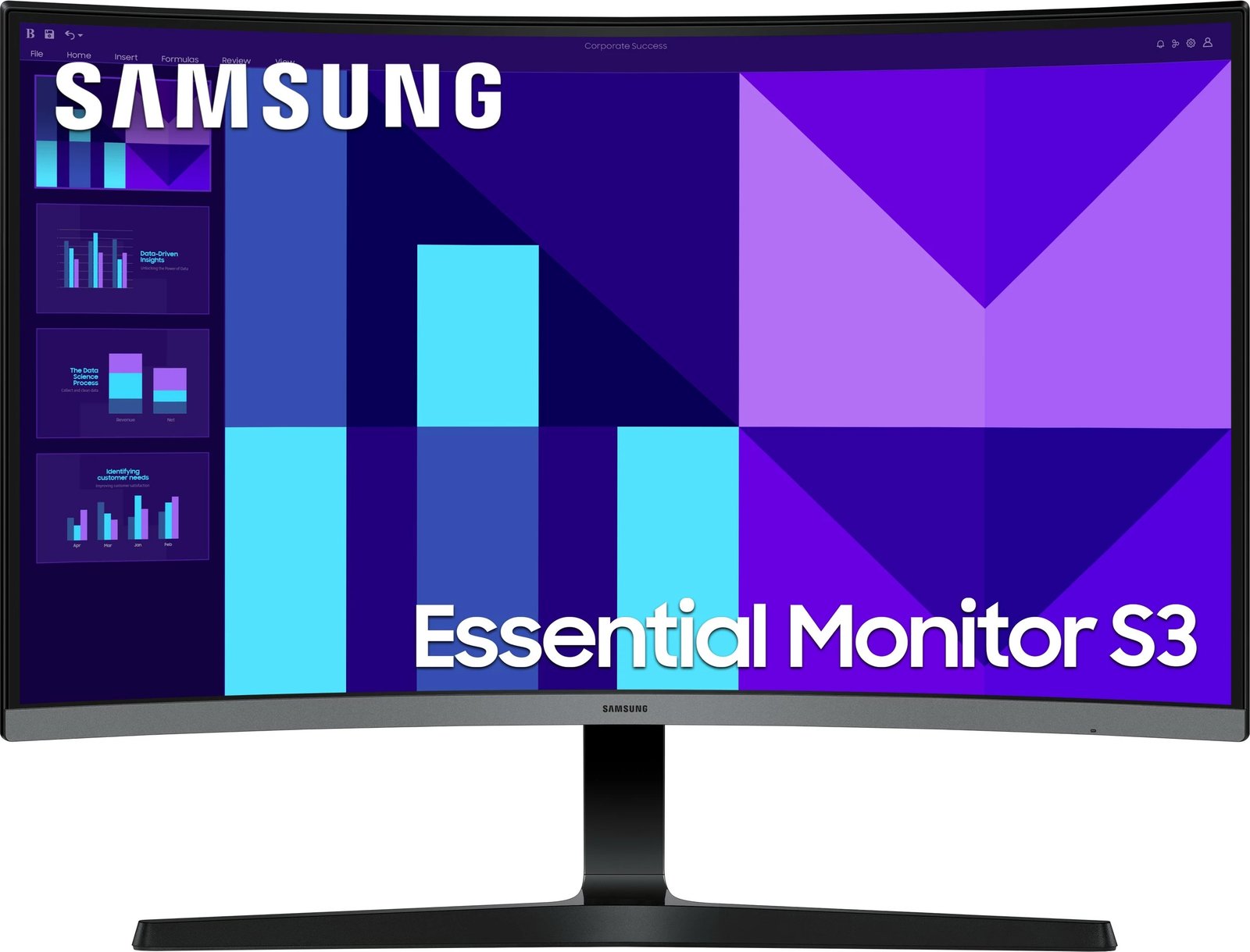 Monitor i lakuar Samsung S27D396GAU Essential S3 27 inch