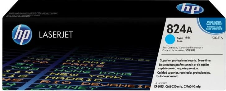 Toner HP 824A (CB381A) për Color LaserJet, Cyan