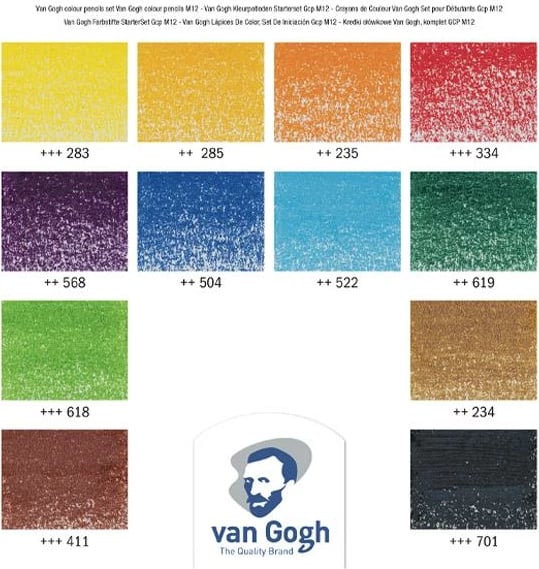 Markerë Talens Van Gogh 12 Ngjyra Markerë Talens Van Gogh 12 Ngjyra