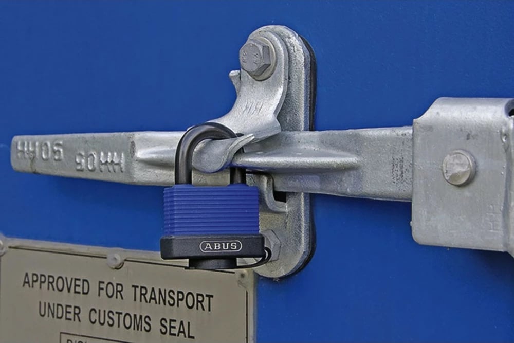 Dry ABUS Aqua Safe 70IB/35 VS SL 4, rezistent ndaj korrozionit, weatherproof, 65mm, zi/blu