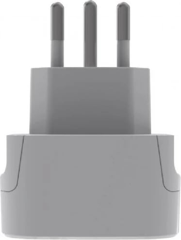 Adapter udhëtimi rryme, Gembird, A-AC-ITMINTF, 10A, universal në prizë italiane 3-pin (CEI 23-50), e bardhë