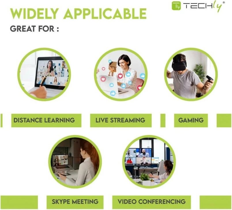 Mikrofon konferencash Techly ICC SH-22, omnidireksional, USB 2.0, i zi Mikrofon konferencash Techly ICC SH-22, omnidireksional, USB 2.0, i zi