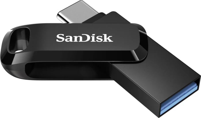 USB memorje SanDisk Ultra Dual Drive Go SDDDC3-1T00-G46 1TB USB-C/A USB 3.2, e zezë
