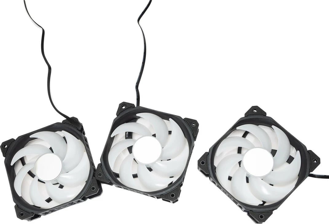 Ventilator Ftohës Për Kompjuter SAMA IMB 3 IN 1 ARGB FAN KIT (Zezë)