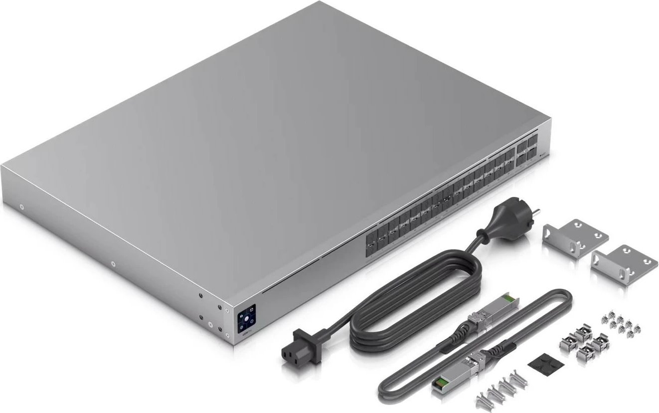 Switch i menaxhuar Ubiquiti USW-PRO-AGGREGATION, 32 porta, rackmount, gri
