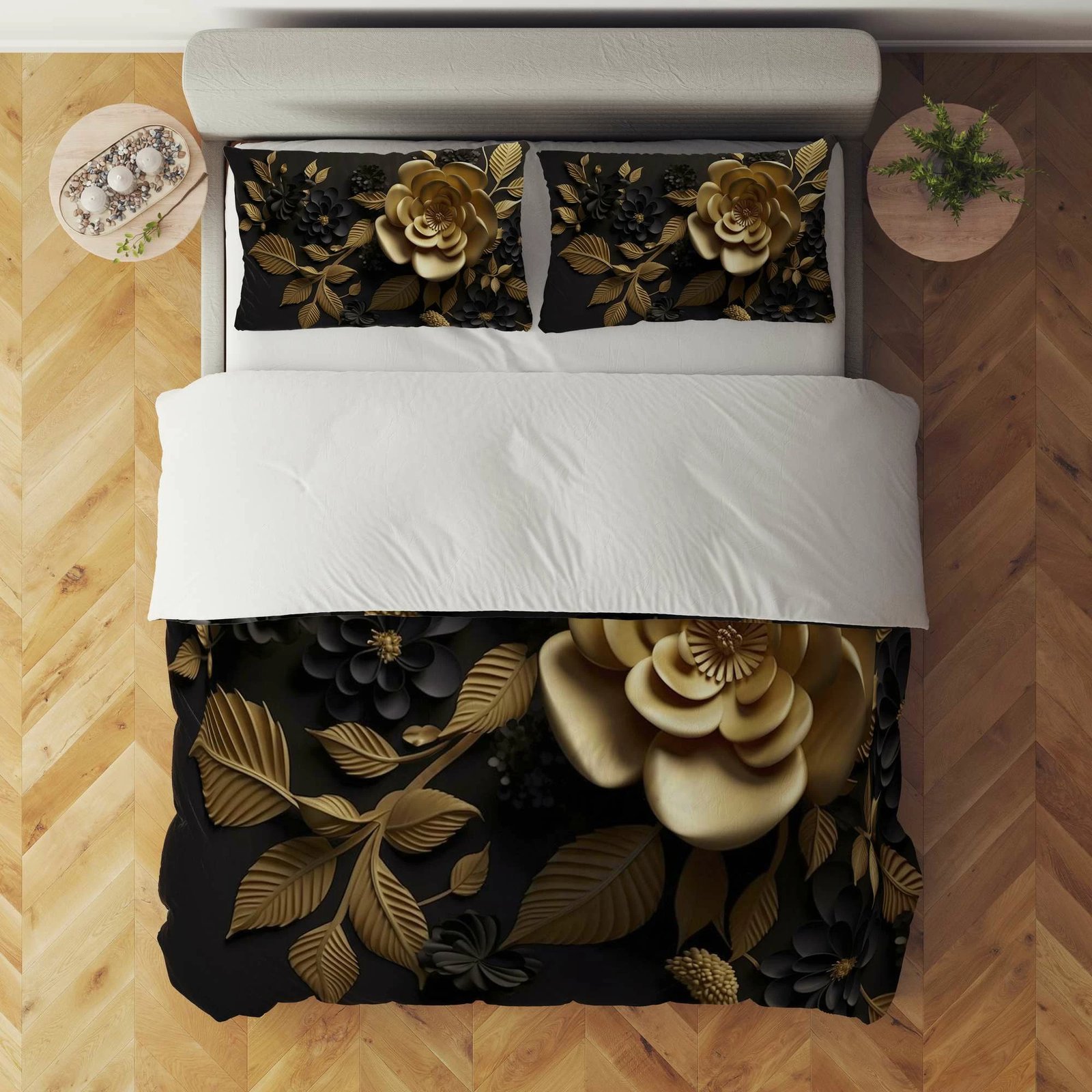 Set mbulesë për jorgan King, L'essentiel, FLW_DVT25-18