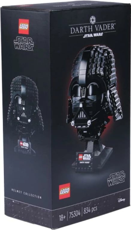 set ndërtimi LEGO Star Wars Darth Vader Helmet 75304, 834 pjesë, 18+