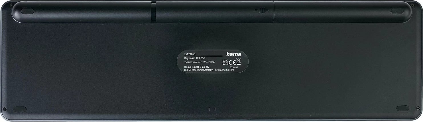 Tastierë Hama WK-550 multi-device, wireless, e zezë