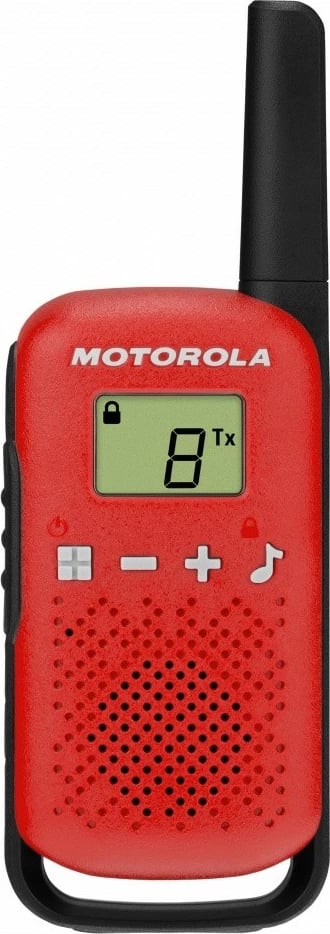 Set radiotelefonësh Motorola TLKR T42, 2 copë, Kuq