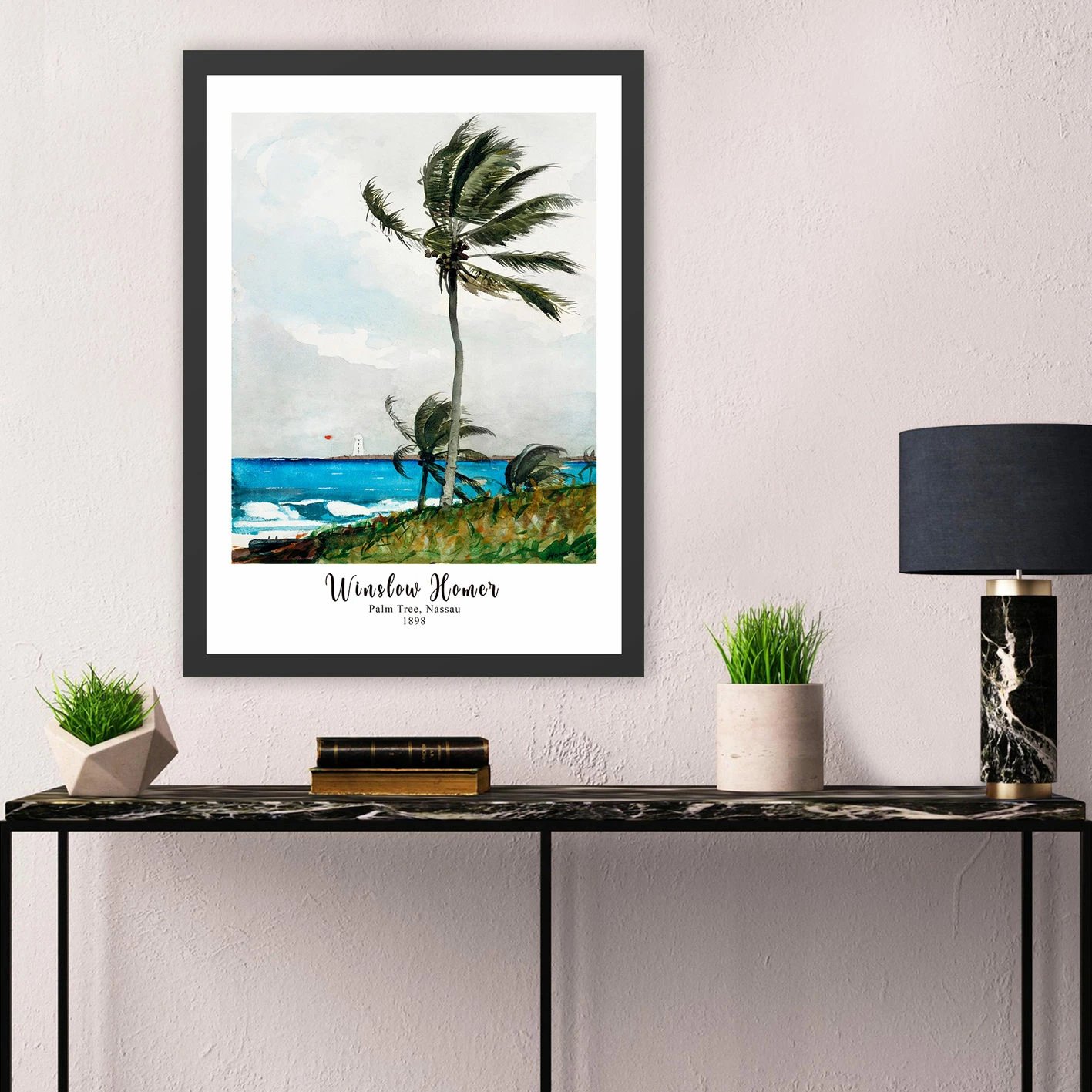 Pikturë dekorative me kornizë, shumëngjyrëshe, SC3049940-3545, 35x45cm