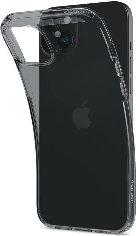 Mbështjellës Spigen Crystal Flex për iPhone 15 Plus, Gri-Transparent
