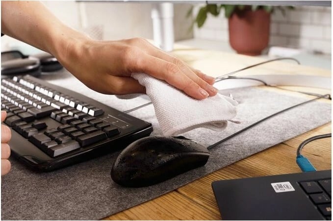 Maus Kensington Pro Fit Washable, me kabllo, ambidextrous, optik, USB, 1600 DPI, ngjyrë e zezë