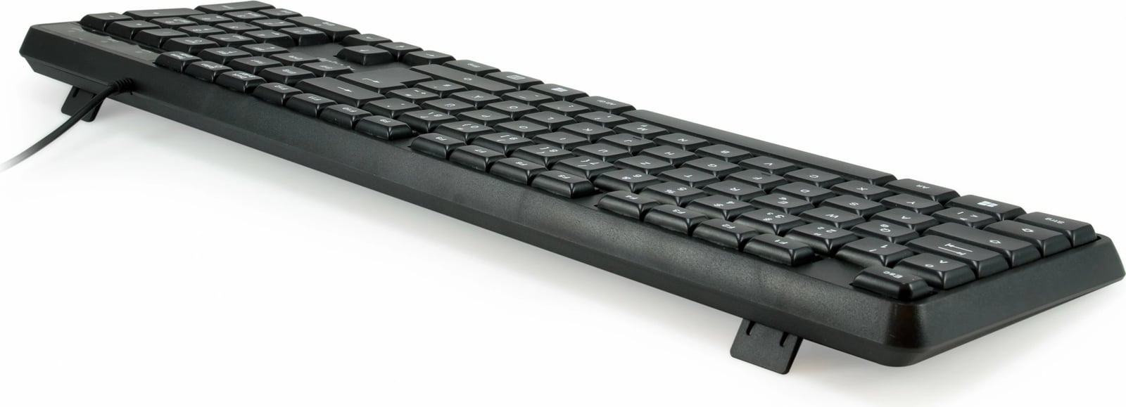 Tastierë EQUIP 100%, USB, QWERTZ, e zezë