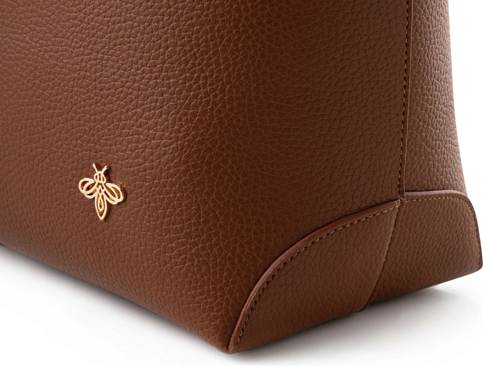 Tote bag Lucky Bees, ngjyrë tan, 1294