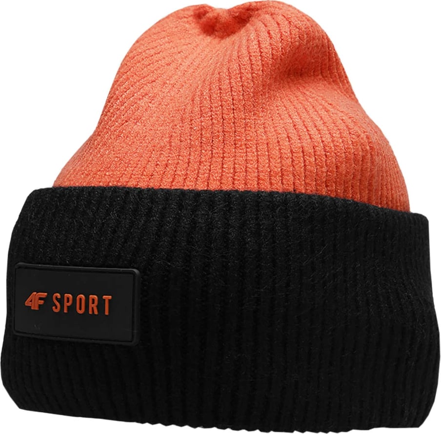 Kapelë dimri për djem 4F, portokalli