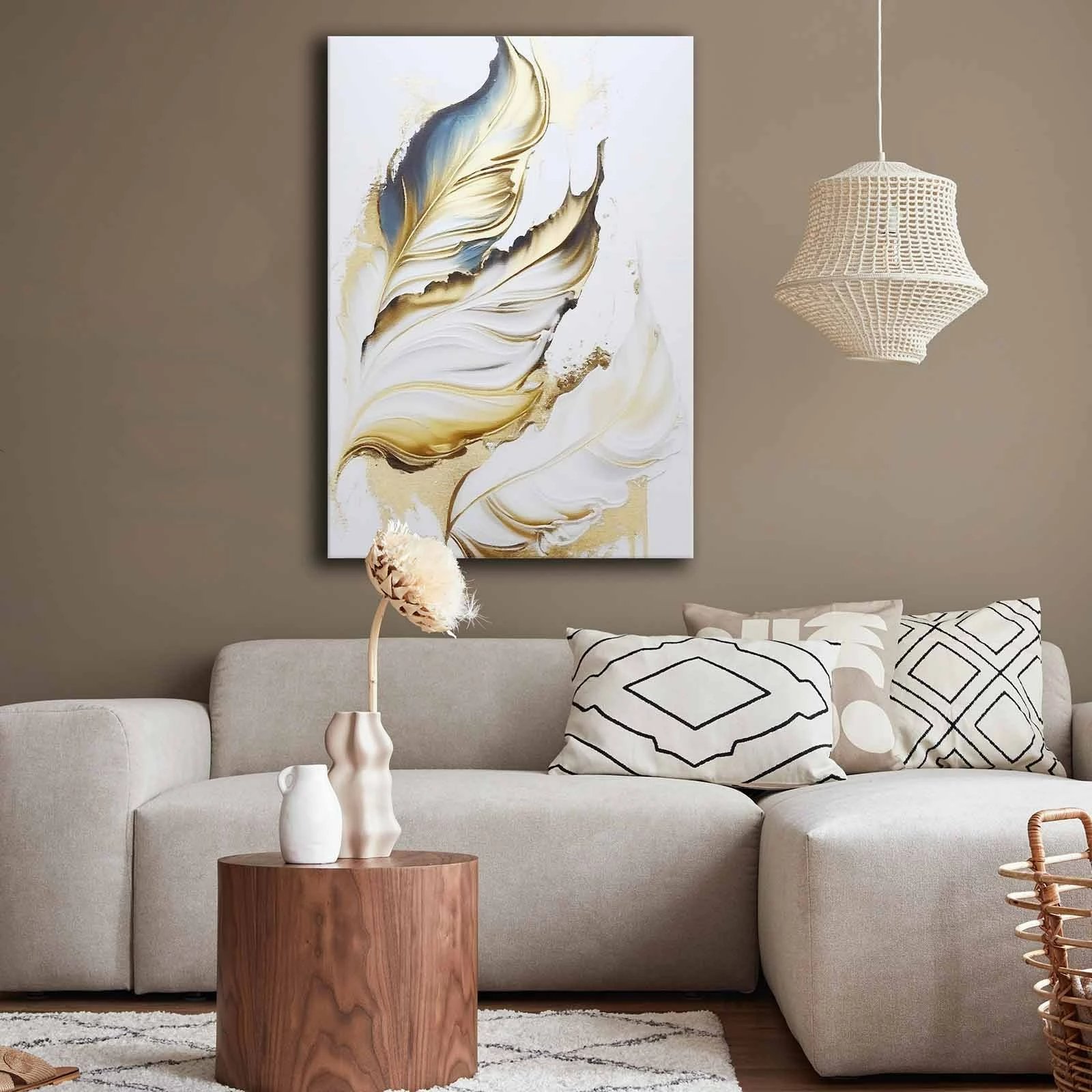 Pikturë dekorative në kanavacë Wallity, 70100GSC-014, shumëngjyrëshe, 70x100cm