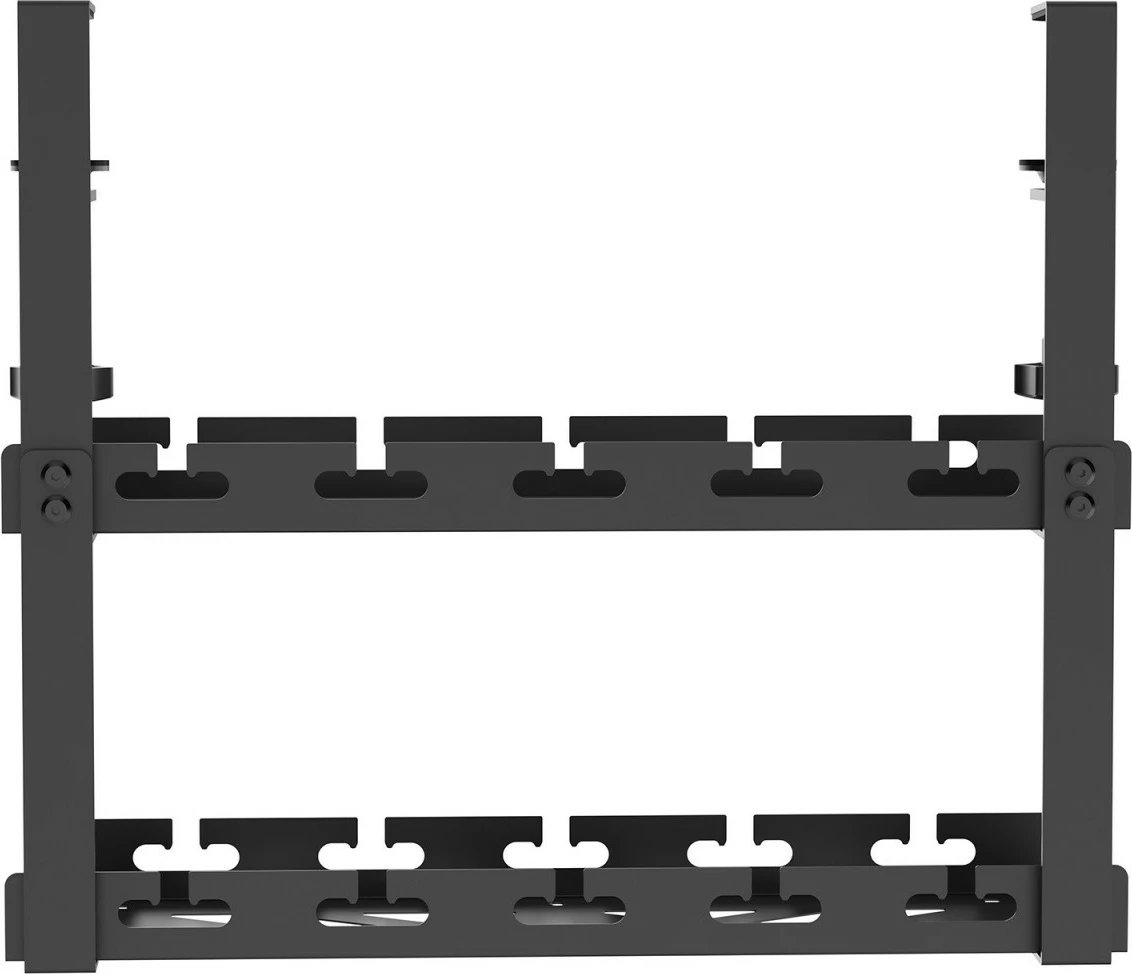 Organizues kabllosh nën tavolinë Maclean MC-104B, 40 cm, dy nivele, i zi Organizues kabllosh nën tavolinë Maclean MC-104B, 40 cm, dy nivele, i zi
