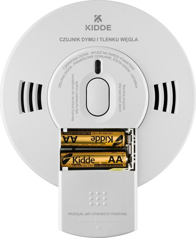 Sensor tymi dhe monoksidi karboni Kidde K10SCO, i bardhë