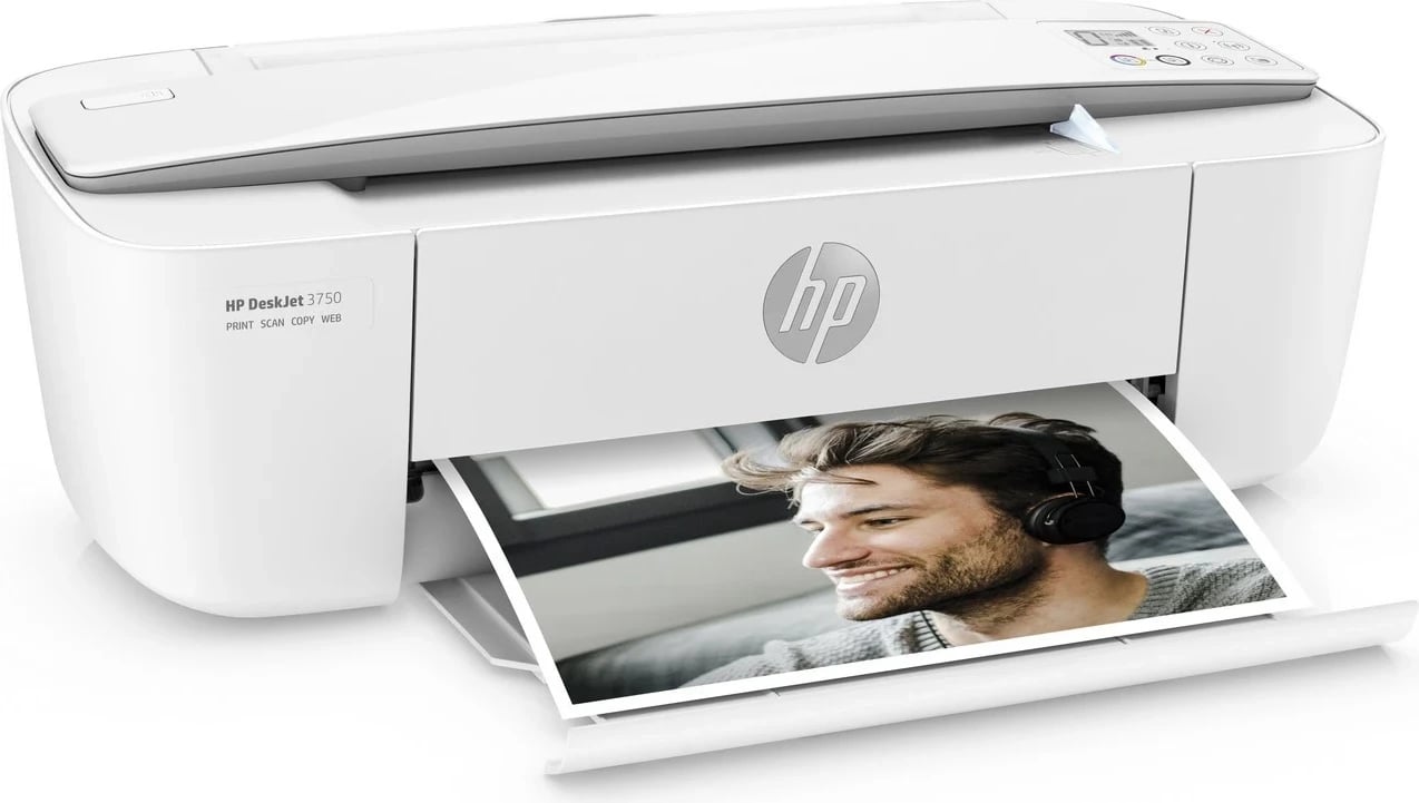 Printer HP DeskJet 3750, Wi-Fi, Apple AirPrint, i bardhë