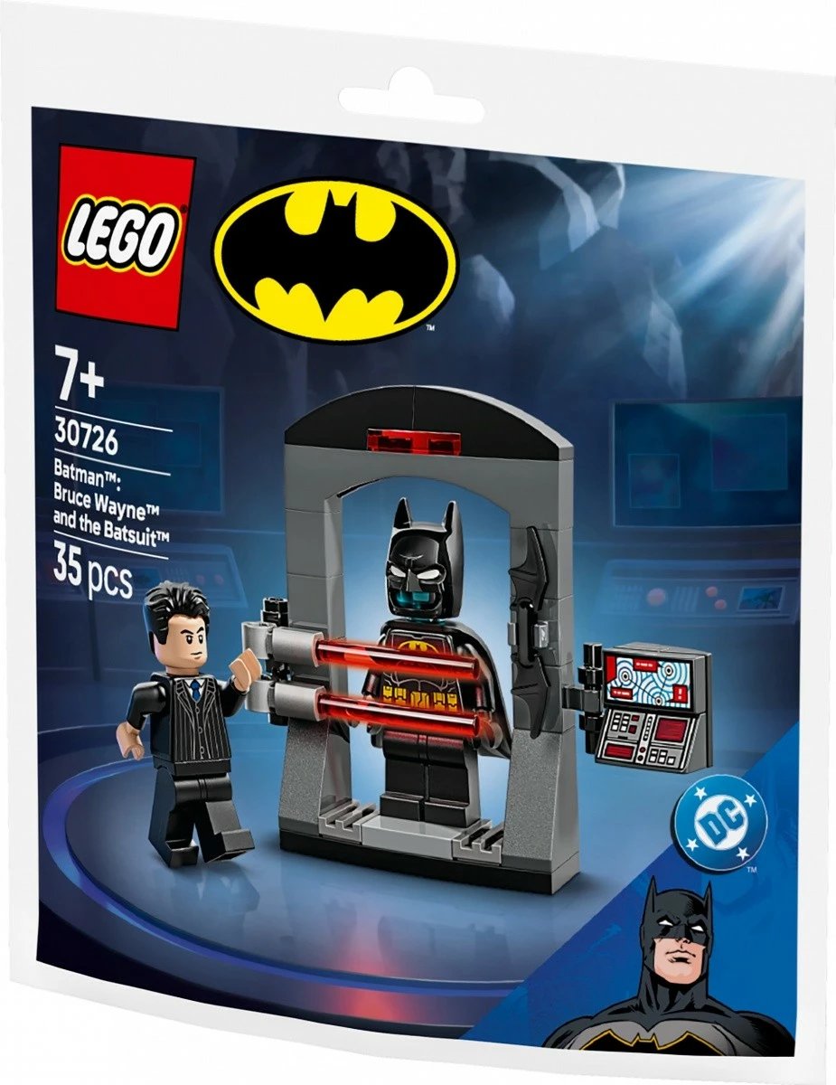 Set LEGO Super Heroes, 30726 Batman: Bruce Wayne dhe kostumi Batman, 35 pjesë, set i vogël