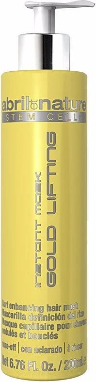 Maskë për flokë kaçurrela abril et nature Gold Lifting Instant për femra, 200ml