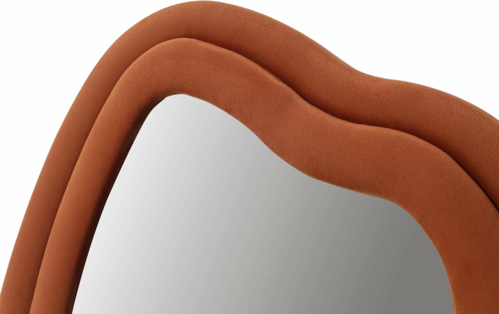 Pasqyrë e gjatë Cheval, ngjyrë e kuqe qeramike, Skye Decor