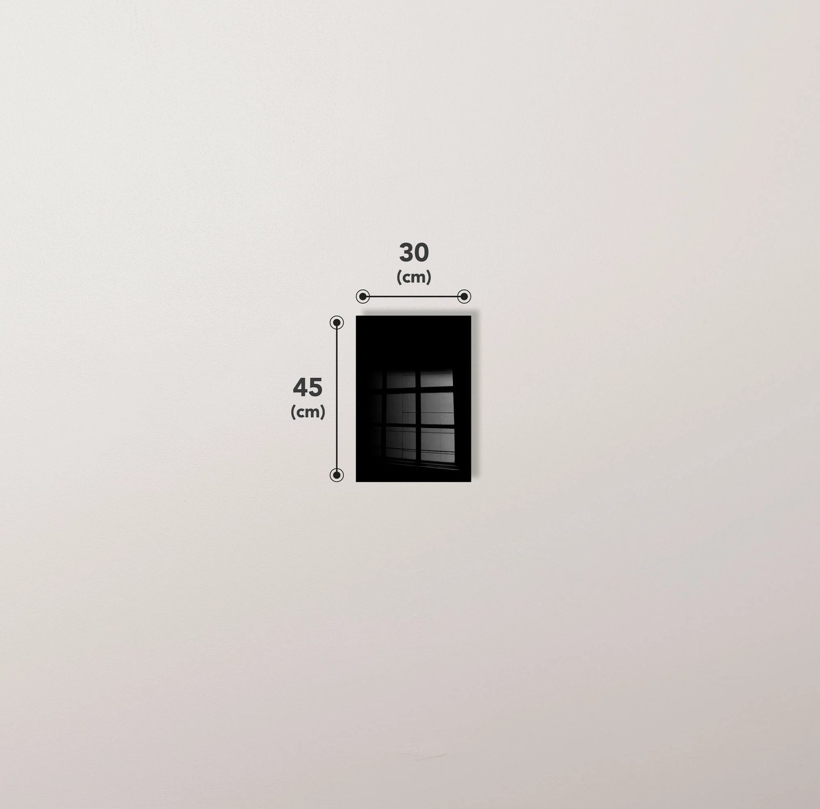 Pikturë dekorative prej xhami të temperuar, Banksy, shumëngjyrëshe, 30x45cm, UV-017