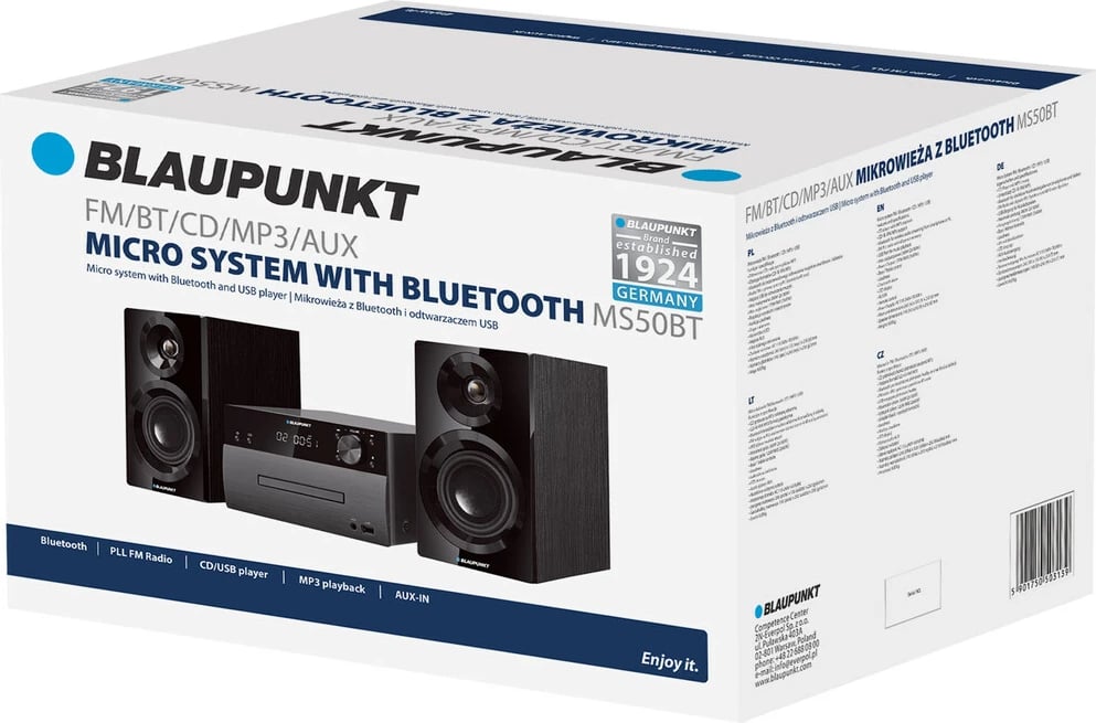 Radio me CD, USB dhe Bluetooth BLAUPUNKT MS50BT