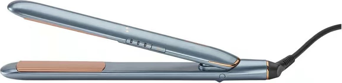 Drejtues flokësh BaByliss ST251PE 180–235°C, 25 mm, titano-keramik, jonizim, dual voltage, blu denim, me nënstresë nxehtësie