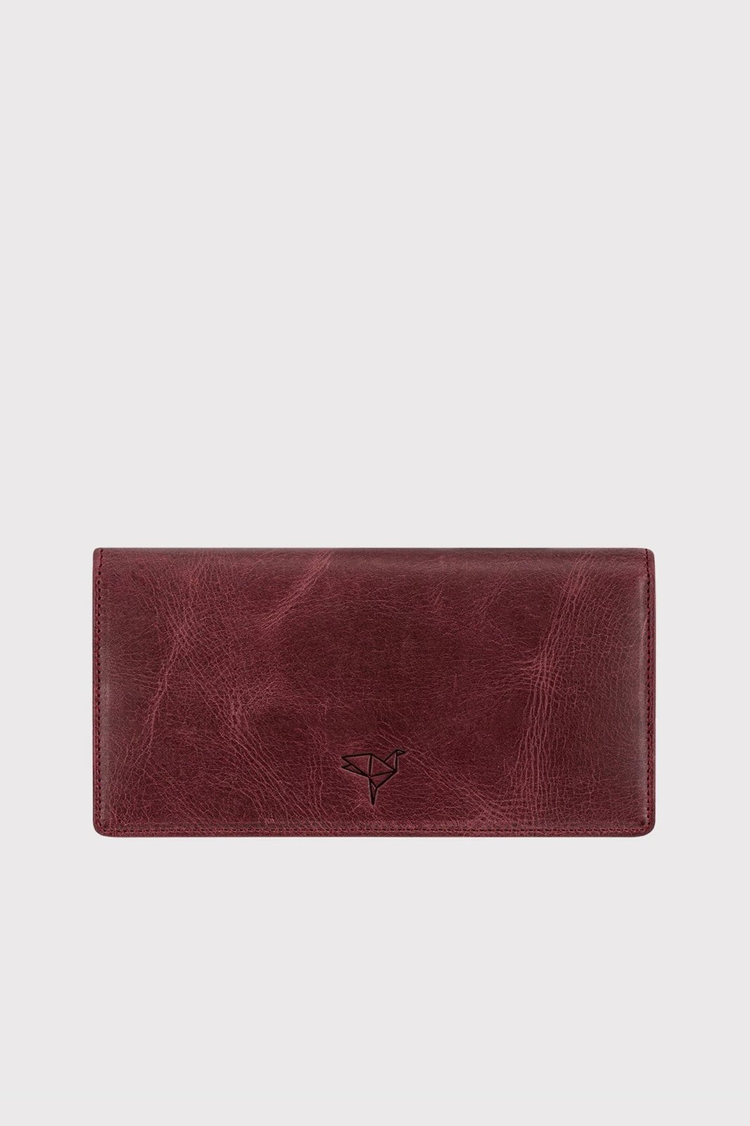 Portofol për burra, ngjyrë e kuqe claret, Zoozie Bags, Hamburg
