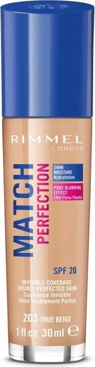 Rimmel Match Perfection Foundation 203 True Beige