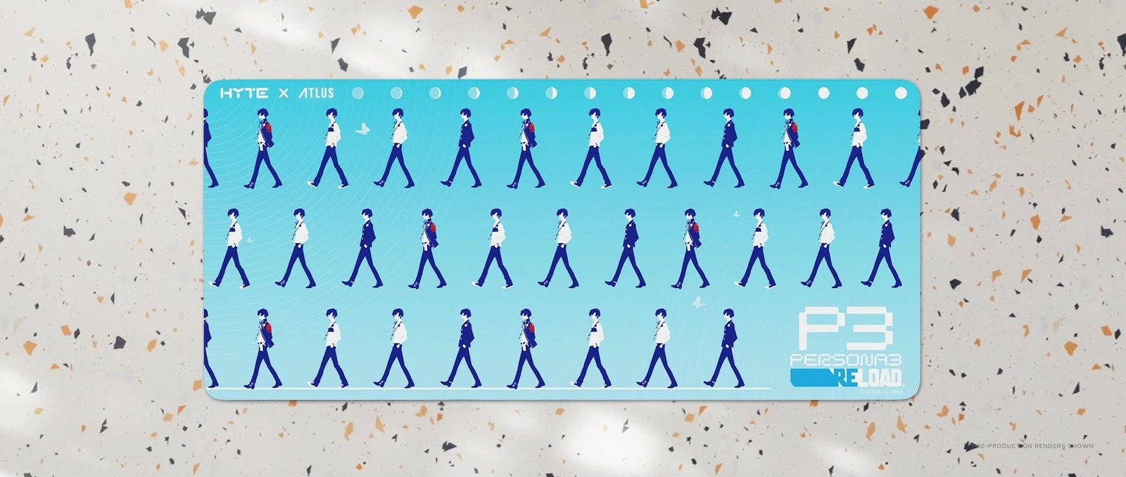 Mauspad HYTE P3 Reload Protagonist 1 Desk Pad, i kaltër